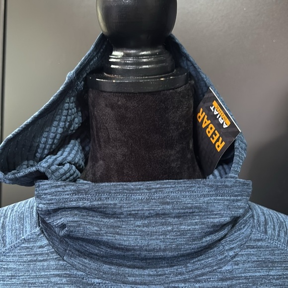 Ariat Rebar Gridwork Balaclava Hoodie,watch window,thumb hole,gaiter,long sleeve - Picture 2 of 13